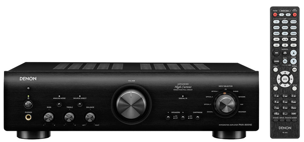 [Denon PMA-800 - Reacondicionado (Negro) (Grado A) ] Denon PMA -800 - Reacondicionado (Negro, Grado A)